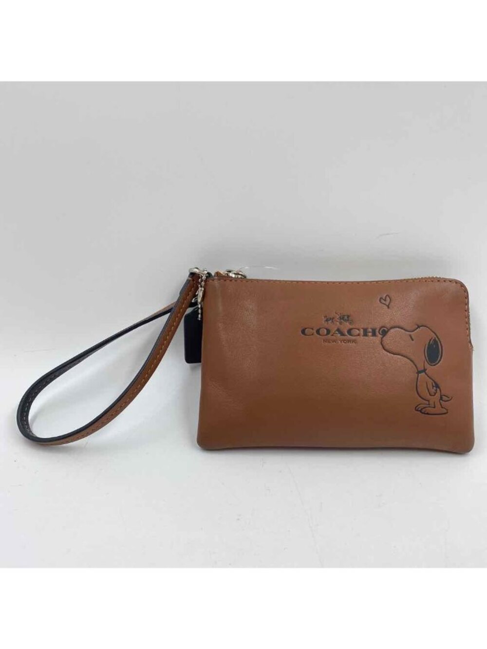 Coach Women's Caramel Luxe Snoopy Wristlet